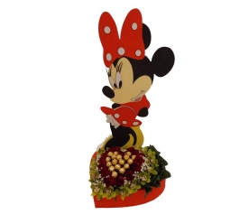 Minnie Mouse u cveću