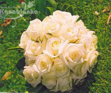 Bidermajer - Bele ruže